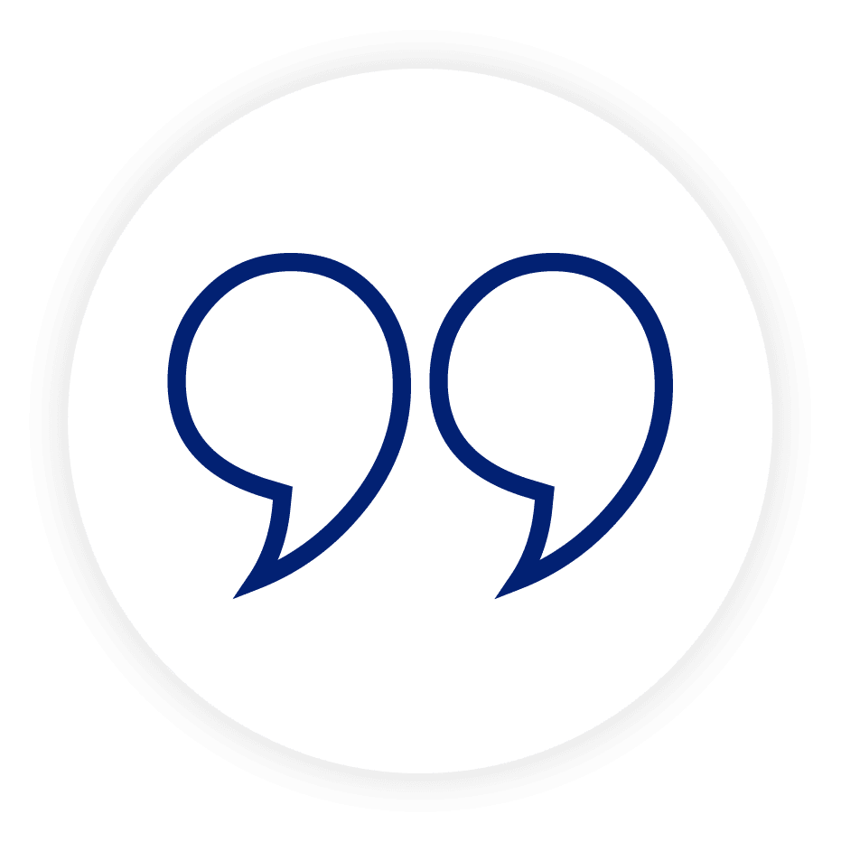 Quotation Mark Icon Royal Blue